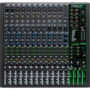 Mackie PROFX16V3 16-Channel 4-Bus Professional Effects Mixer with USB