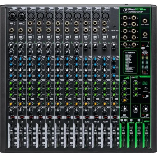 Mackie PROFX16V3 16-Channel 4-Bus Professional Effects Mixer with USB