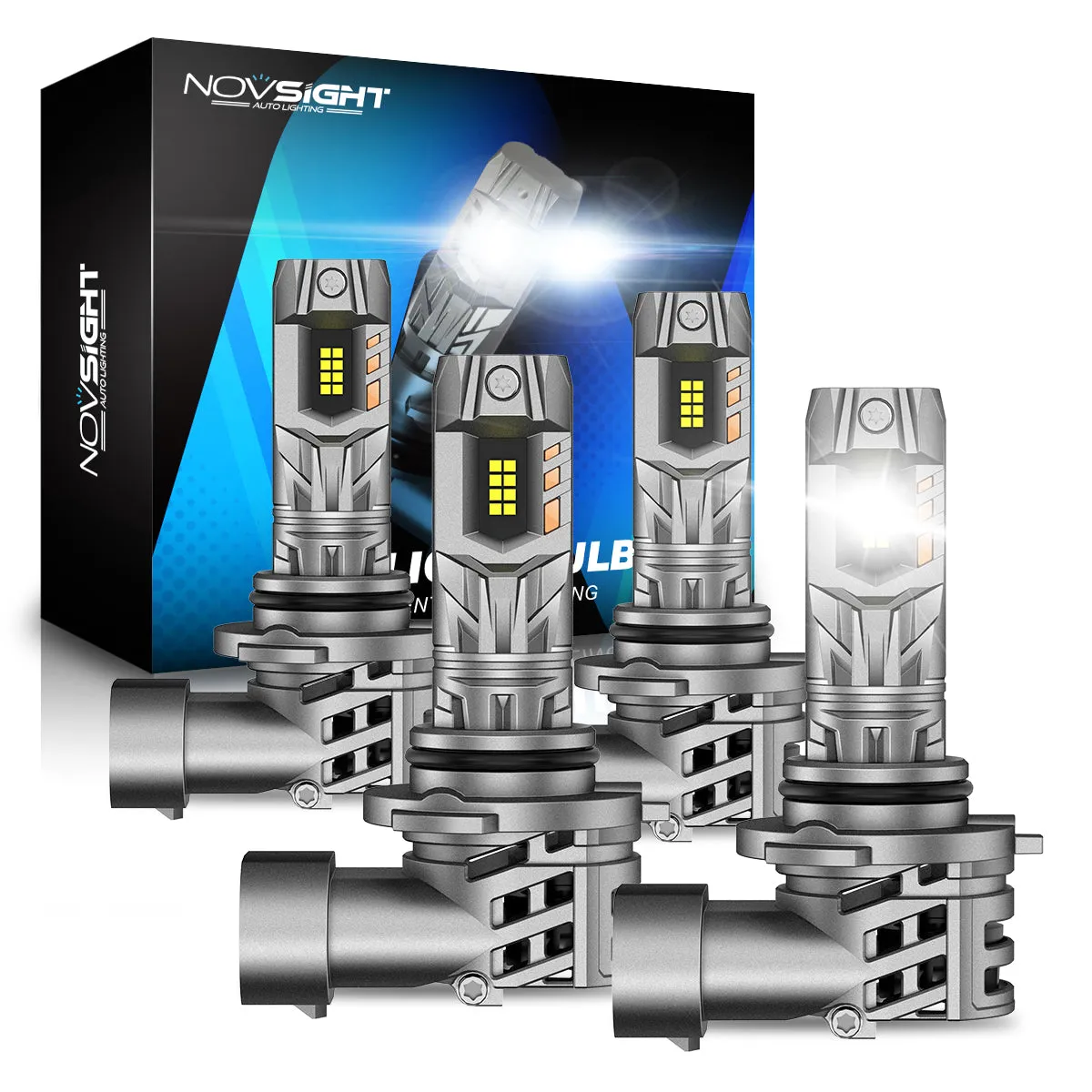 N63 Series Mini Wireless | H1 H3 H7 H11 9005 9006 LED Bulbs Original Mini Size Plug N Play 70W 16000LM 90W 20000LM 6500K White | 2 Bulbs