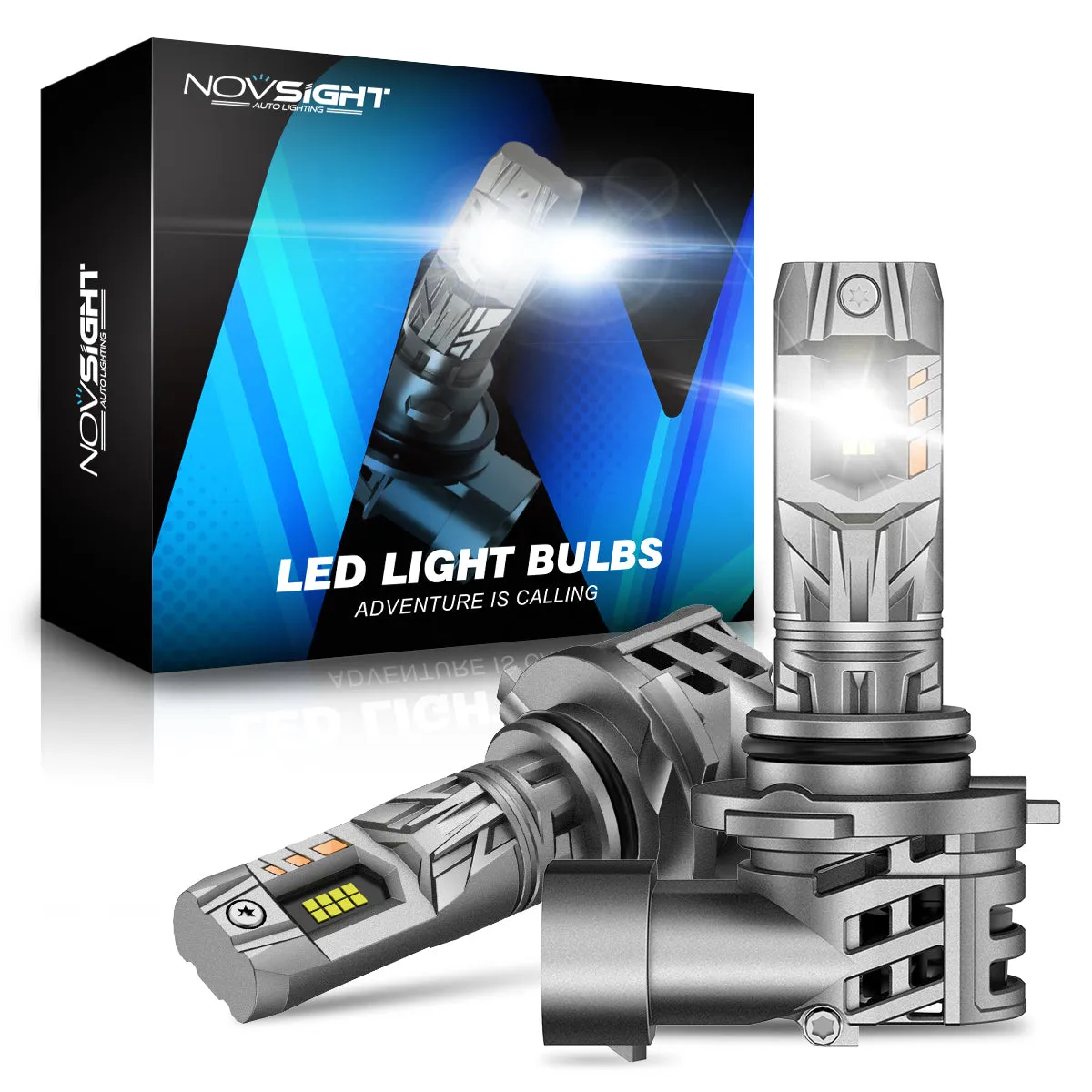 N63 Series Mini Wireless | H1 H3 H7 H11 9005 9006 LED Bulbs Original Mini Size Plug N Play 70W 16000LM 90W 20000LM 6500K White | 2 Bulbs