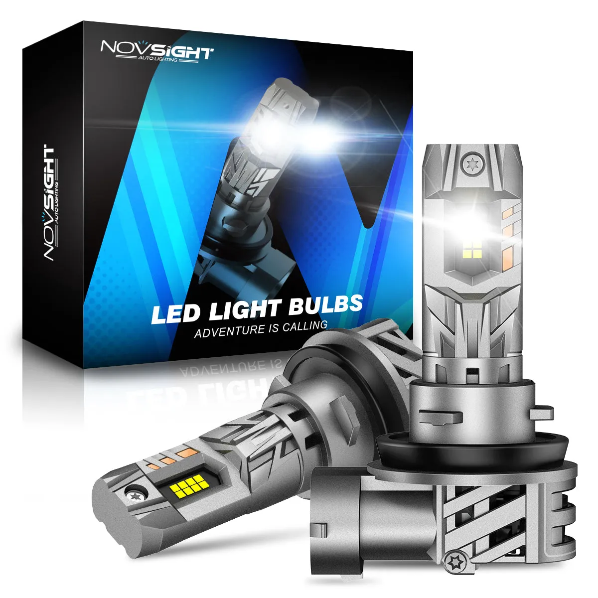 N63 Series Mini Wireless | H1 H3 H7 H11 9005 9006 LED Bulbs Original Mini Size Plug N Play 70W 16000LM 90W 20000LM 6500K White | 2 Bulbs