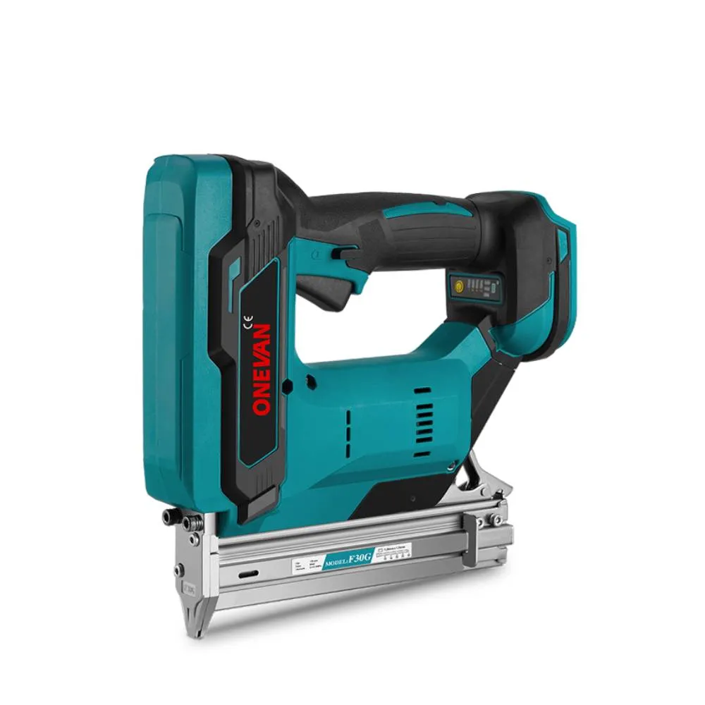 ONEVAN Paint Spray Gun & F30G Staple Gun Brushless Cordless 2‑Pc. Combo Kit 6.0Ah