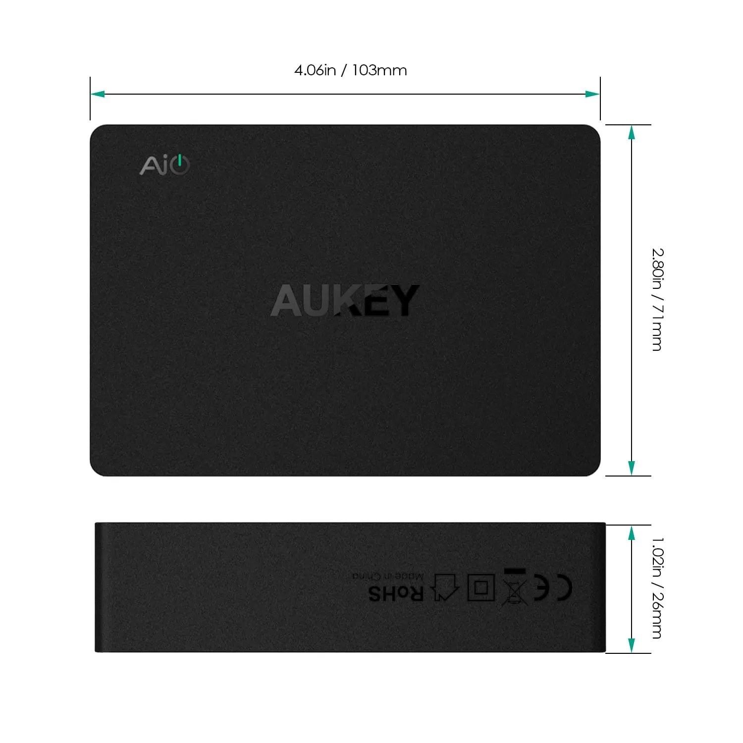 PA-Y6 60W TYPE-C 6-Port Qualcomm Quick Charge 3.0 Charging Station