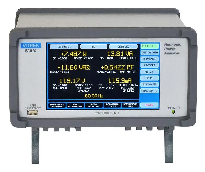PA912VT Vitrek Power Analyzer New