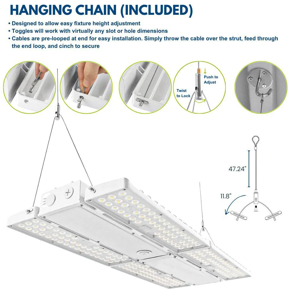 PAVO V LED High Bay Light - 420W/360W/310W Selectable - 63,800lm - 120-277V - 5000K - 1000W Equal