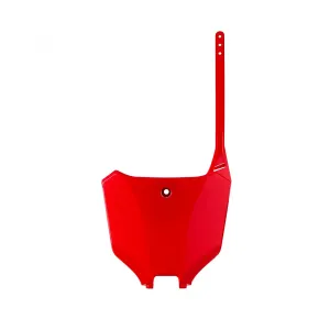 POLISPORT NUMBER PLATE HON CRF450R/RX 2021 RED OEM