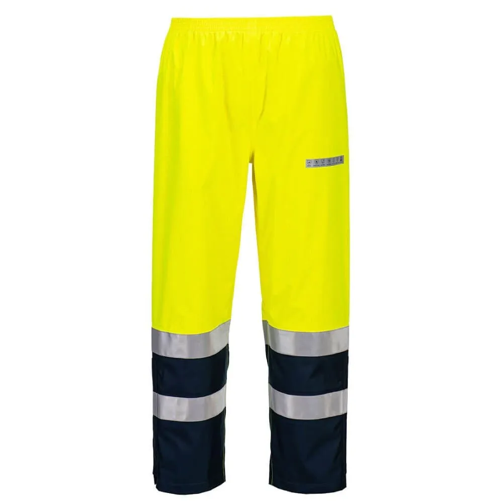 Portwest FR410 Bizflame Rain  Hi-Vis Light Arc Trousers