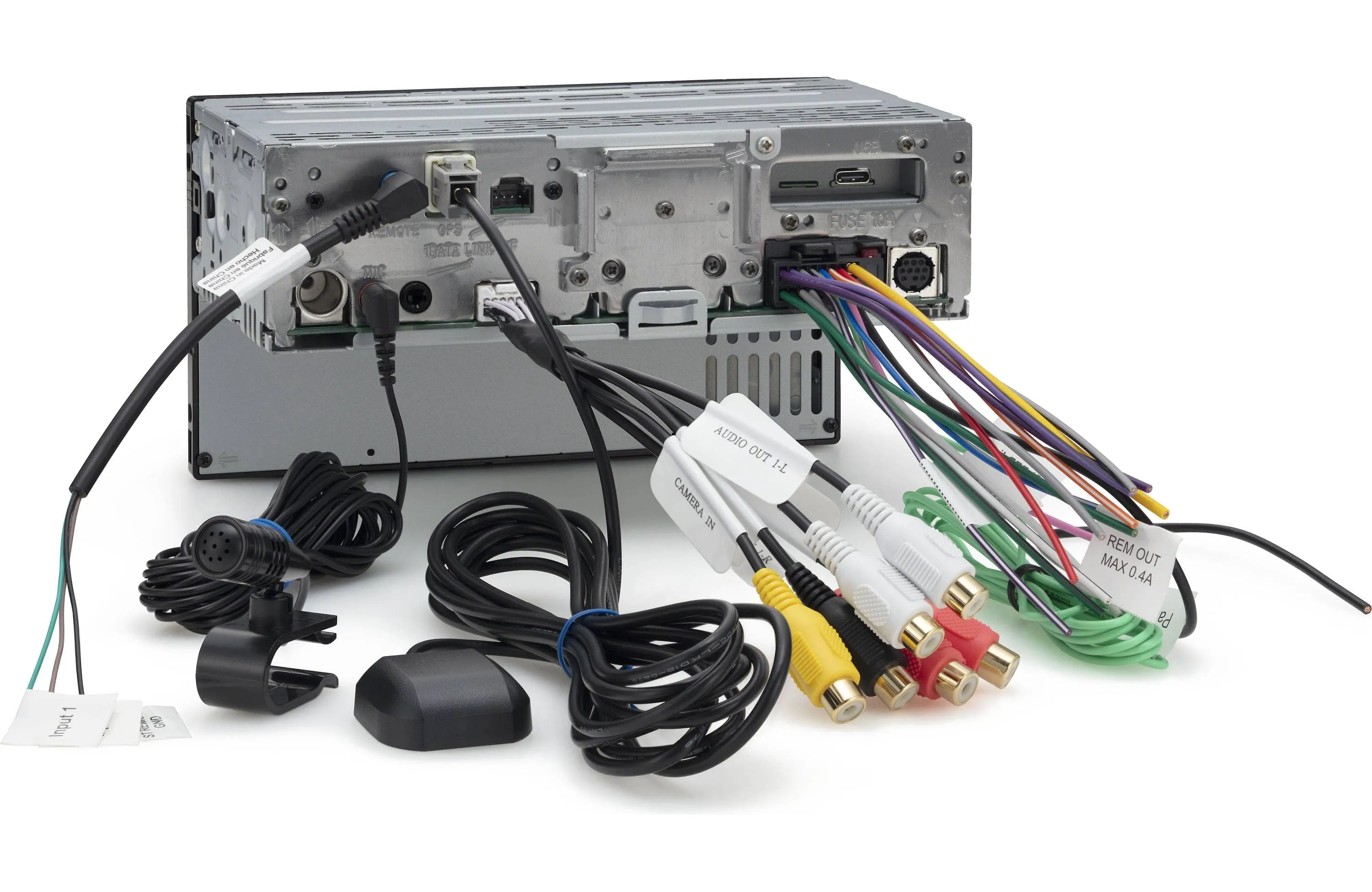 Sony XAV-AX4000 with Splash Cover Plug & Play Wiring kit