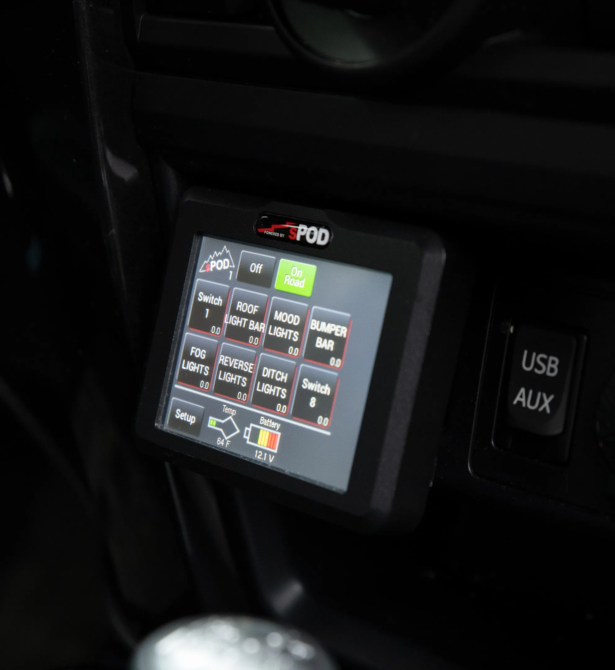 sPOD BantamX w/ Touchscreen: Universal (Full Kit w/ 36" Battery Cables)