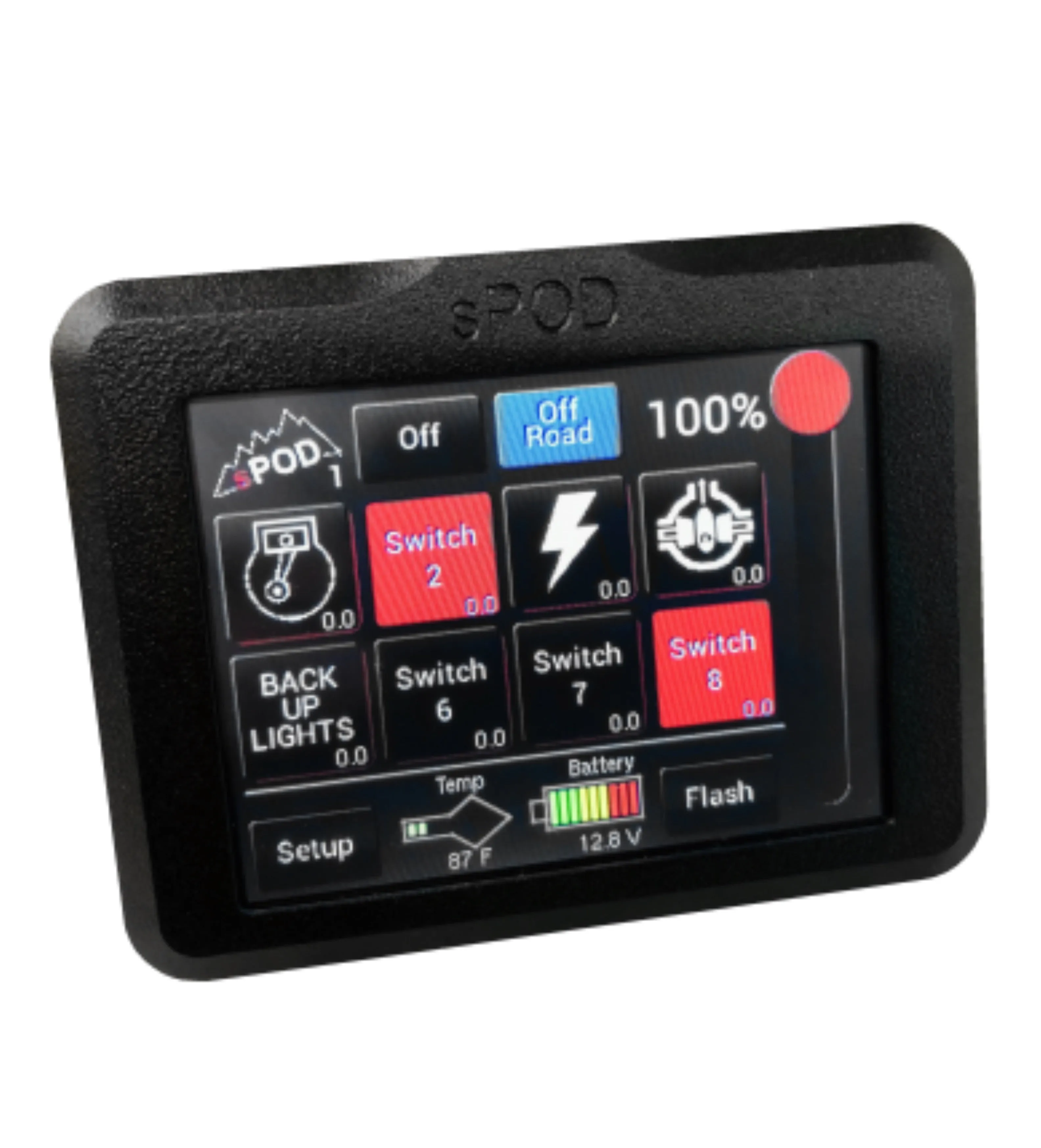 sPOD BantamX w/ Touchscreen: Universal (Full Kit w/ 36" Battery Cables)