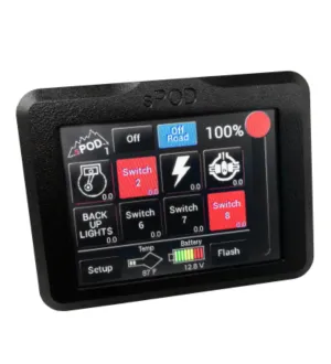 sPOD BantamX w/ Touchscreen: Universal (Full Kit w/ 36" Battery Cables)