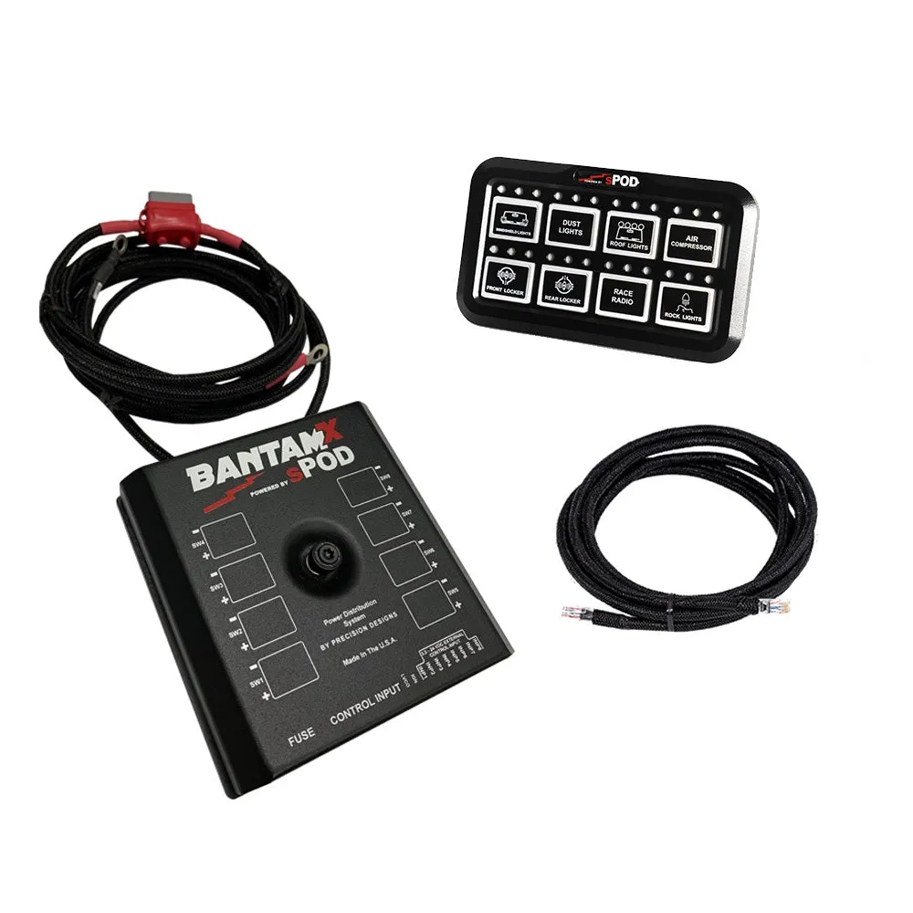 sPOD HD BantamX 8 Switch Smart Panel | 2022-2025 Toyota Tundra