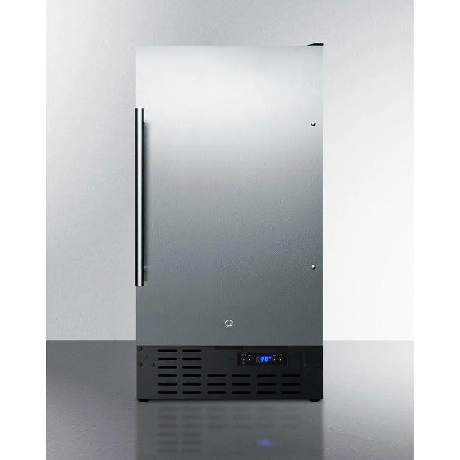 Summit 18 in. Wide 2.7 Cu. Ft. Compact Refrigerator with Adjustable Shelves - FF1843B