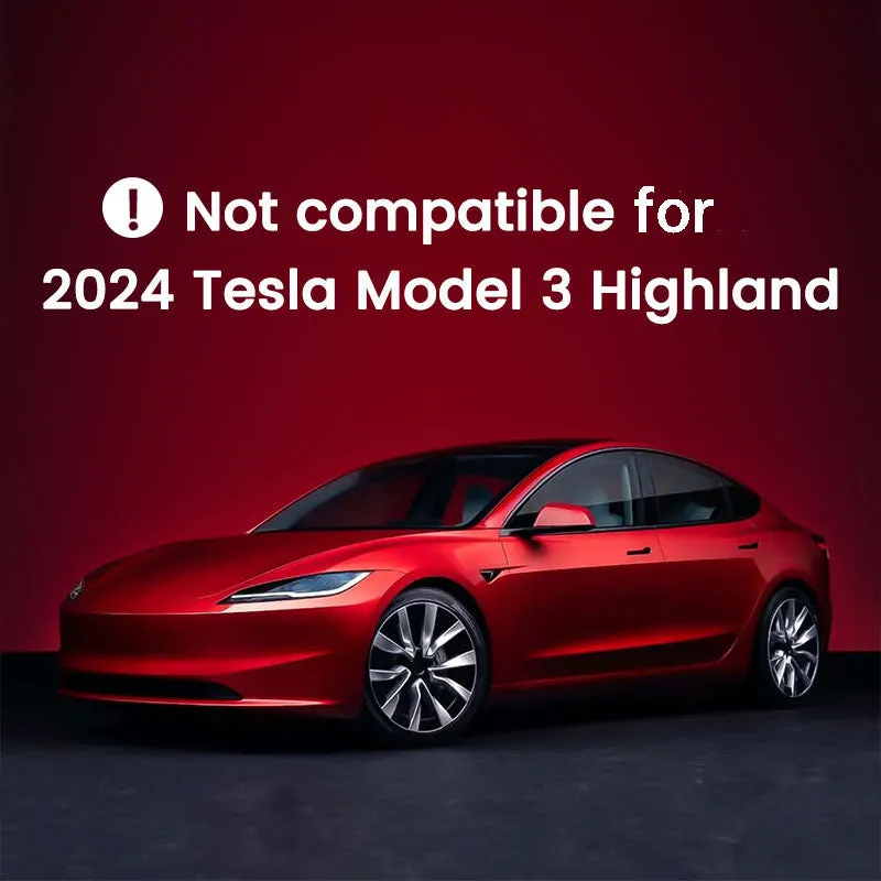 TAPTES® Rear Seat Covers for Tesla Model 3, Black & White Litchi  Leather Seat Covers for Model 3