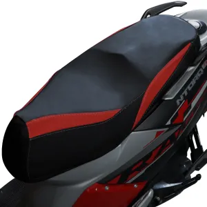 TVS Ntorq Seat Cover Black with Red - Ultimate Protection and Comfort for Your Ride