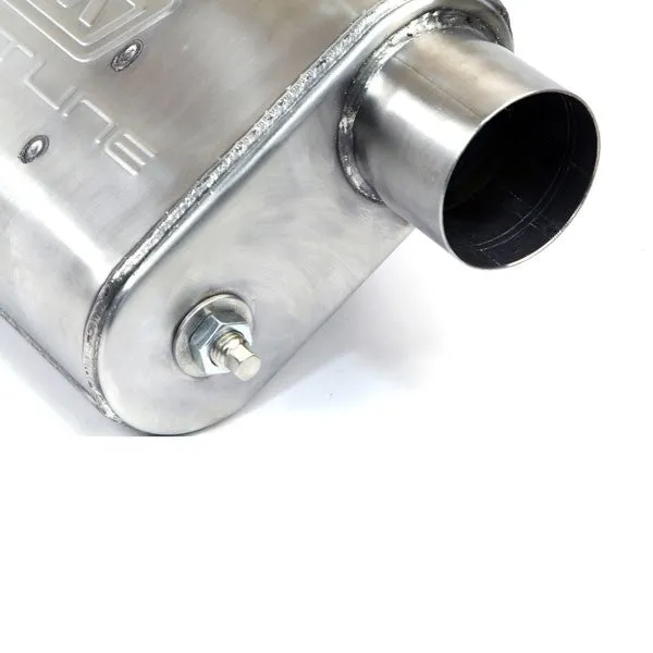 Varitune Adjustable Muffler Double Offset 2.75 Inch Stainless - Reconditioned