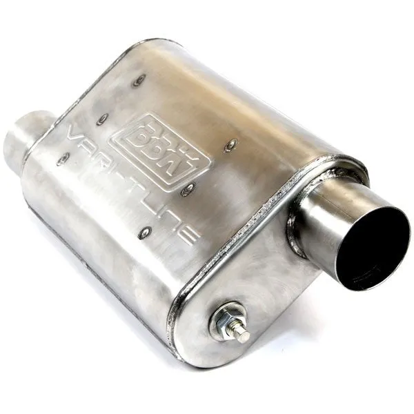 Varitune Adjustable Muffler Double Offset 2.75 Inch Stainless - Reconditioned