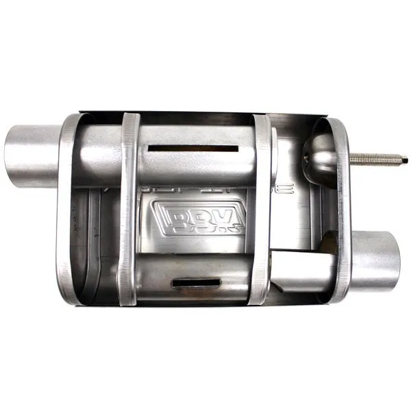 Varitune Adjustable Muffler Double Offset 2.75 Inch Stainless - Reconditioned